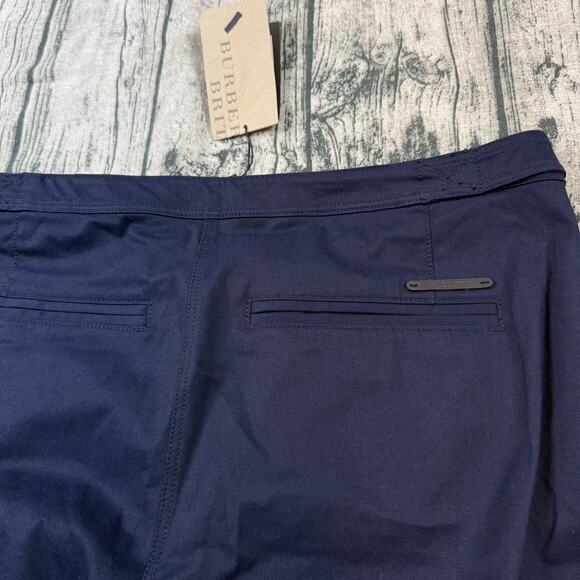 Burberry Highcross Navy Dress Pants Women’s Size 12 / EU 46 NWT - Picture 13 of 13